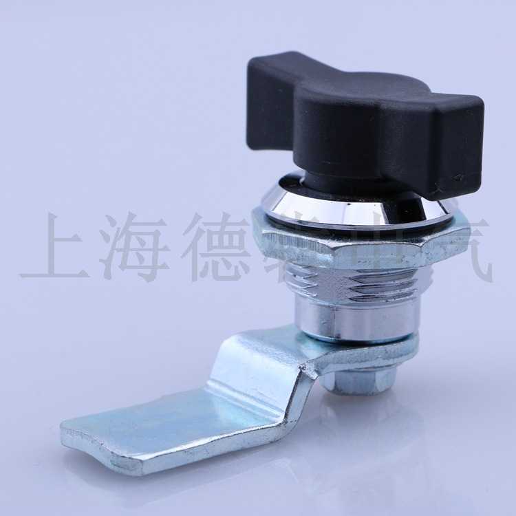德犇 MS714-2转舌锁 塑料手柄旋转圆柱锁 配电柜门锁 机械门锁