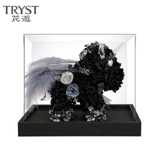 花逅永生花独角兽情人节生日礼物