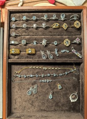 天然海蓝宝粉摩根特价福利S925银戒指耳钉手链吊坠部分国检地大证