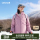 LAFUMA乐飞叶户外秋冬保暖连帽冲锋衣羽绒服男女情侣防风防水外套