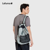 LAFUMA乐飞叶户外25新品 露营旅行时尚 网眼束口双肩包斜挎包软包男
