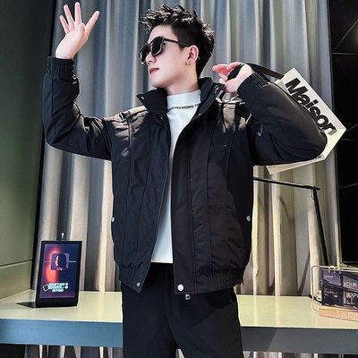 短款羽绒棉立领外套弘号