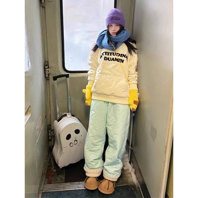 裤子哈尔滨雪乡加绒滑雪裤