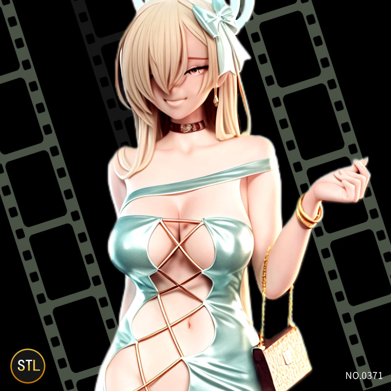 蔚蓝档案之濑明日奈Ichinose Asuna3D打印模型角色人物有分件stl图片
