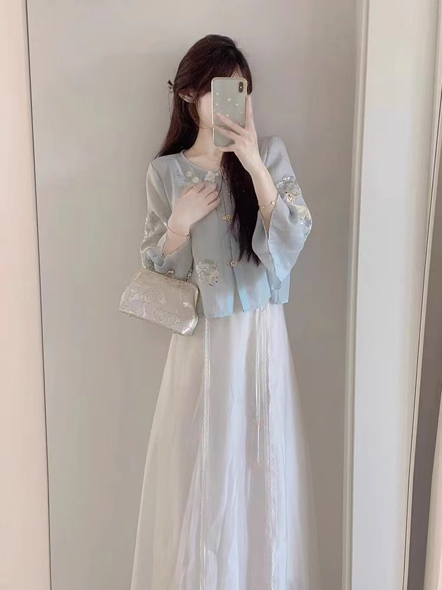 初恋清纯奶甜国风唐装汉服