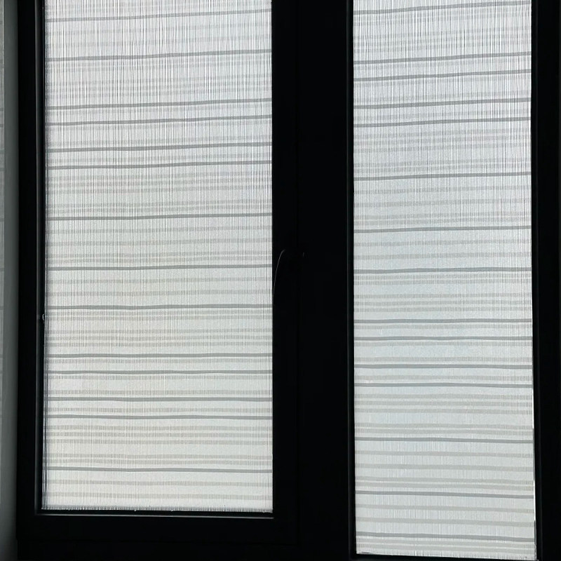 卫生间玻璃磨砂贴膜浴室厕所窗户防走光防窥透光不透明仿竹帘贴纸