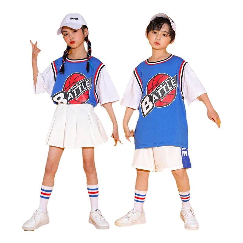 六一儿童篮球服表演服装男女童宽儿童演出服