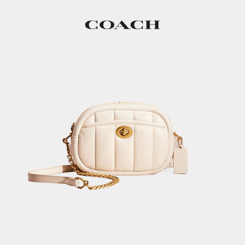 (Re)Loved Restored COACH/蔻驰女士绗缝小号相机包斜挎包单肩包