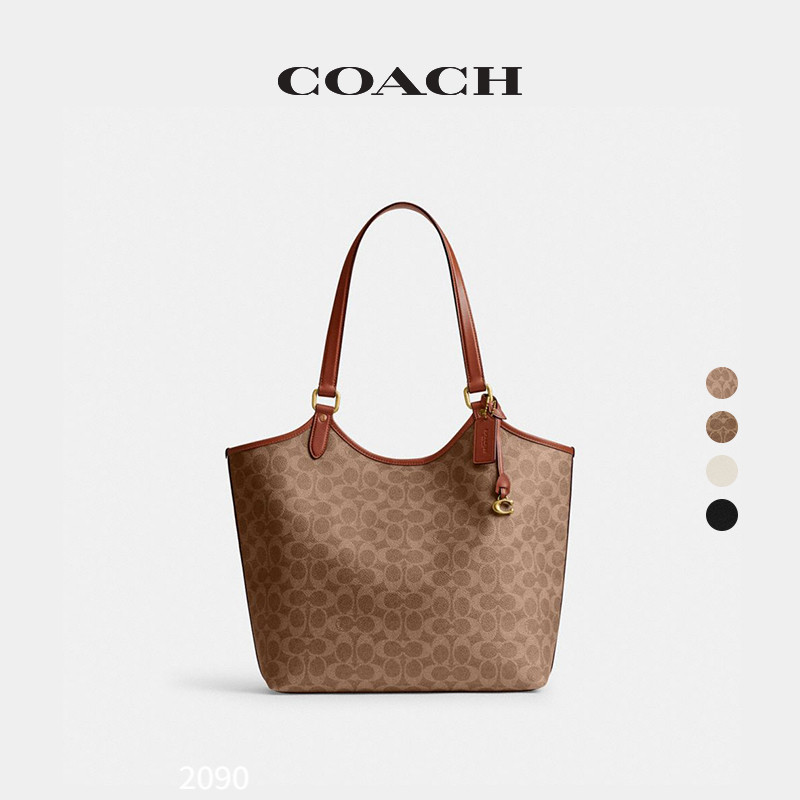 【会员优先购】COACH/蔻驰女士DAY老花托特包单肩包手提包高级感