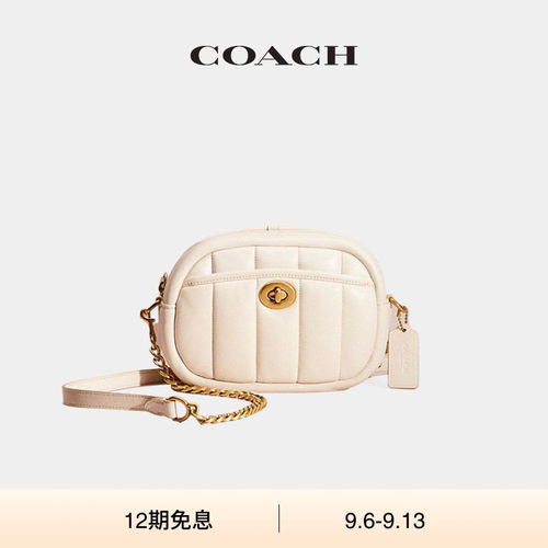 (Re)Loved Restored COACH/蔻驰女士绗缝小号相机包斜挎包单肩包