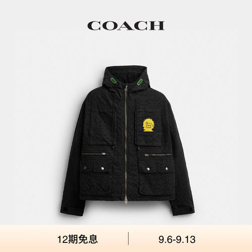 COACH | BRAIN DEAD/蔻驰男士 CHORE风帽夹克棉质上衣