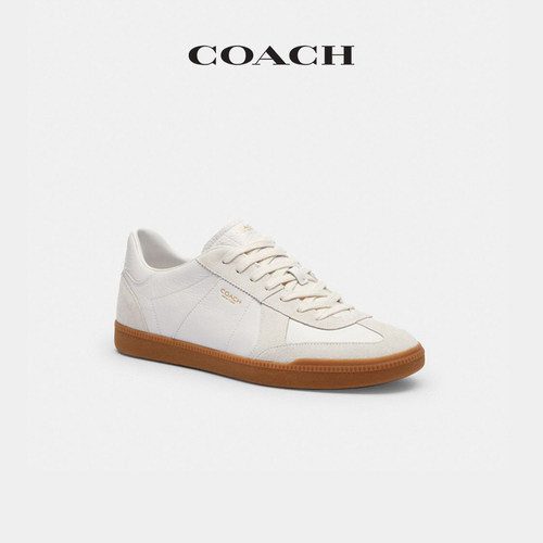 【礼物】COACH/蔻驰男女同款ELLIS运动鞋德训低帮鞋子黑色白色