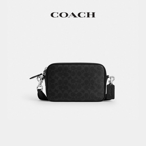 COACH/蔻驰男士RADIO CAMERA老花手袋斜挎包单肩包