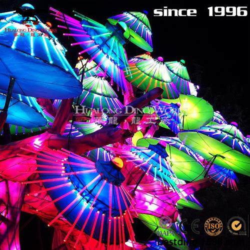 新款彩灯花灯宫灯春节元宵节庙会活动美陈引流自贡灯会厂家.