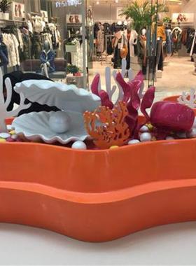 商场美陈玻璃钢座椅凳子卡通雕塑户外节日庆典大型摆件定做