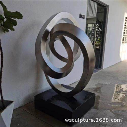定制不锈钢雕塑抽象艺术园林景观雕塑不锈钢广场雕塑铸铜雕塑