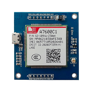 芯讯通A7600C1模块板4G通信CAT1物联网GNSS定位阿里云MQTT STM32