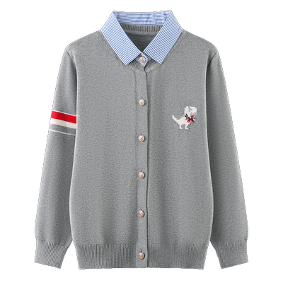 男童春秋纯棉2024新款开衫外套