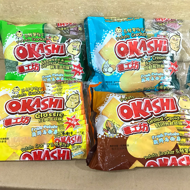 薯工坊马铃薯饼干海苔味薄脆饼干