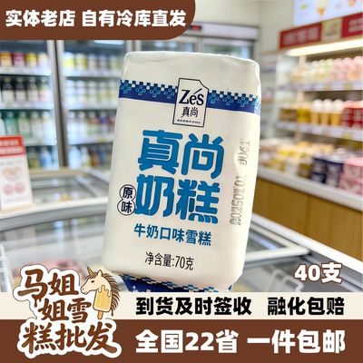 【40支】真尚奶糕牛奶味奶糕奥卡龙冰淇淋奥味华银网红雪糕批发