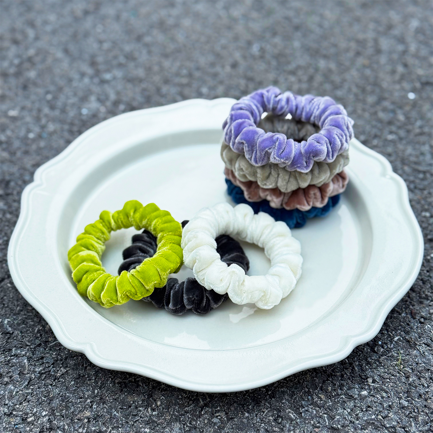 小号发圈真丝丝绒发饰