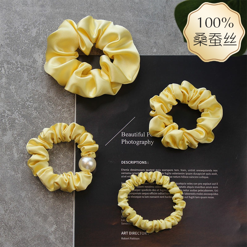 奶油黄22姆米重磅不留痕大肠发圈