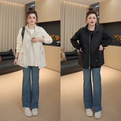 【胖佳佳】松弛密码 秋季圆领卫衣马甲套装H625D12773/H625T12772