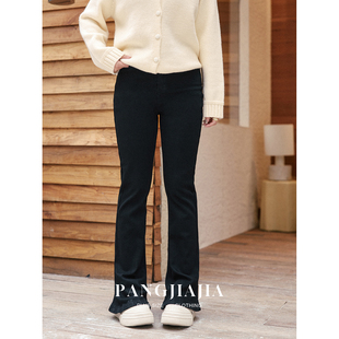 【胖佳佳】胖妹妹mm大码女装牙签裤加绒牛仔裤冬季高腰高弹长裤