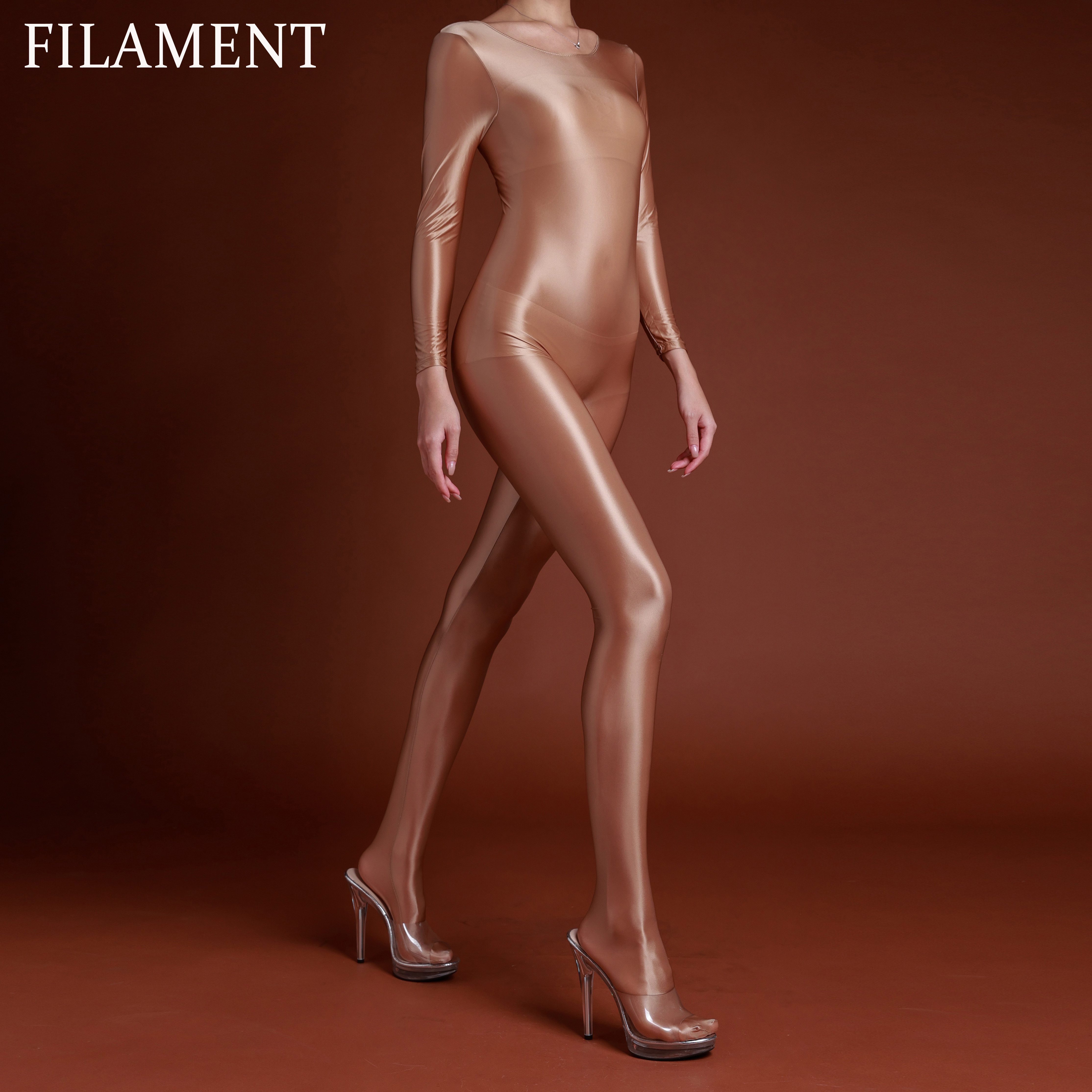 FILAMENT丝滑油亮连体衣