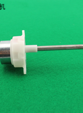 白色圆形300减速电机(盲孔轴) 长轴低速直流马达太阳能玩具电动机