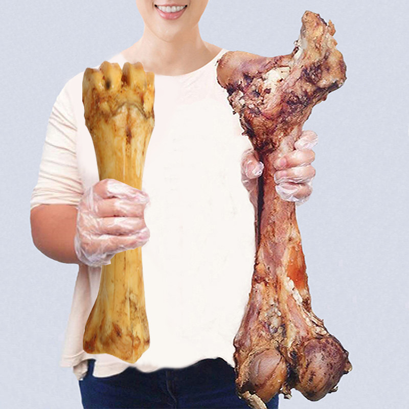 自制狗零食风干狗磨牙棒纯肉筋耐咬大型犬清口臭补钙训狗奖励玩具