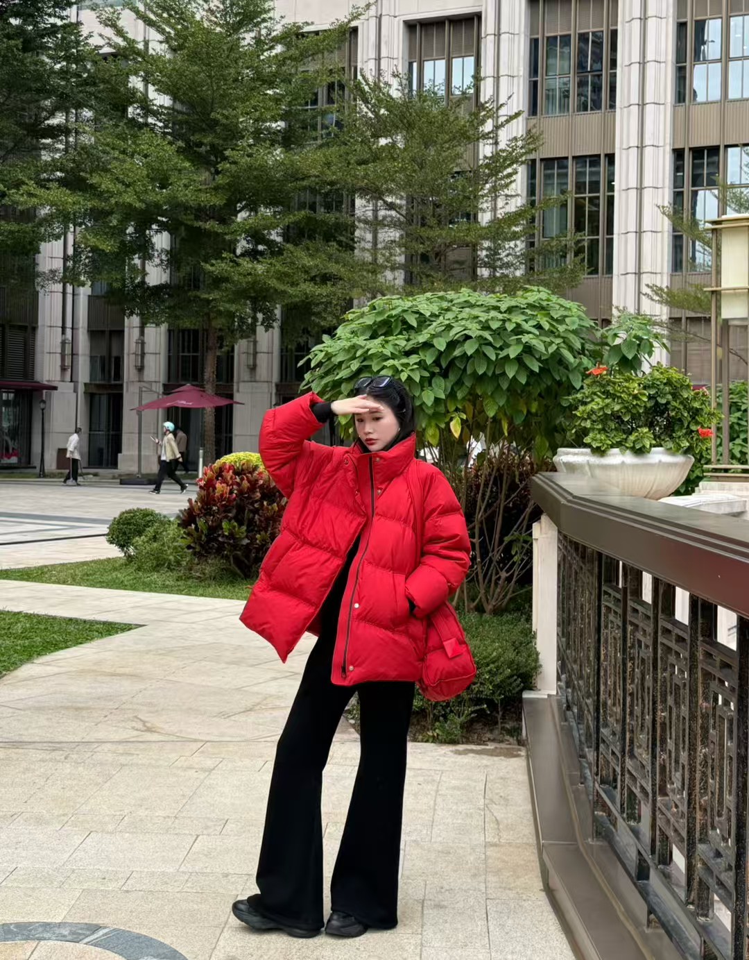 金cc2025冬季原创设计[90白鹅绒]韩版宽松显瘦高质感立领羽绒服女