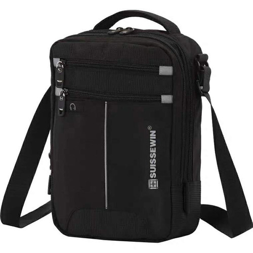 suissewin简约商务休闲单肩包