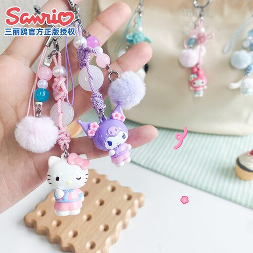 正版三丽鸥hellokitty迷你手机链