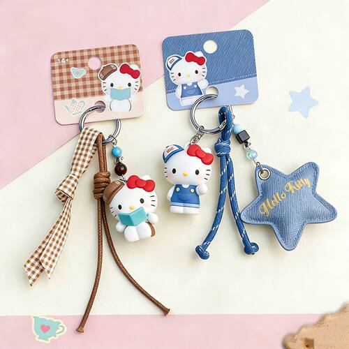 正版Hellokitty凯蒂猫钥匙扣挂件