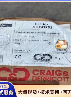 英国CRAIGDERRICOTT低电压断路开关SDDG2.