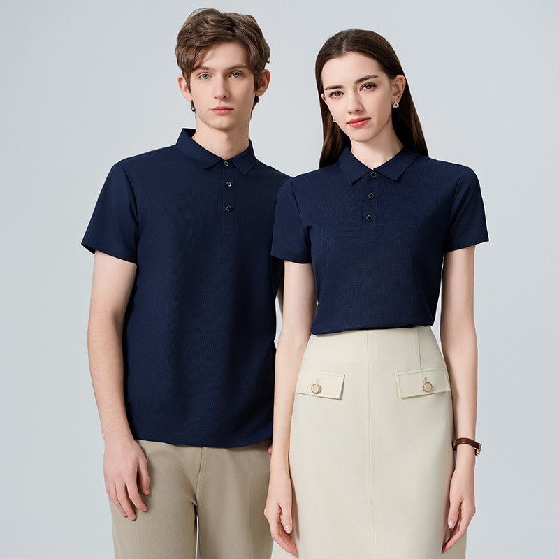 夏季薄款T恤翻领polo衫男女士华夫格冰丝透气商务通勤工装可定制,女装/女士精品,POLO衫,淘宝优惠券,粉丝福利购,淘宝优惠卷