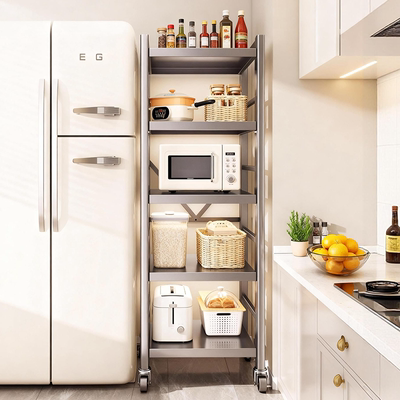 落地多层烤箱电饭煲收纳架