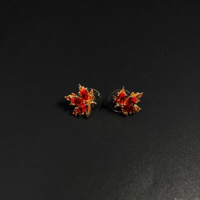 Vintage 古著 【Maple leaves】耳环