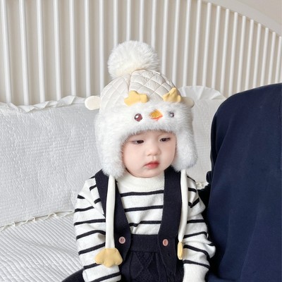 冬季可爱加绒护耳保暖防风雷锋帽