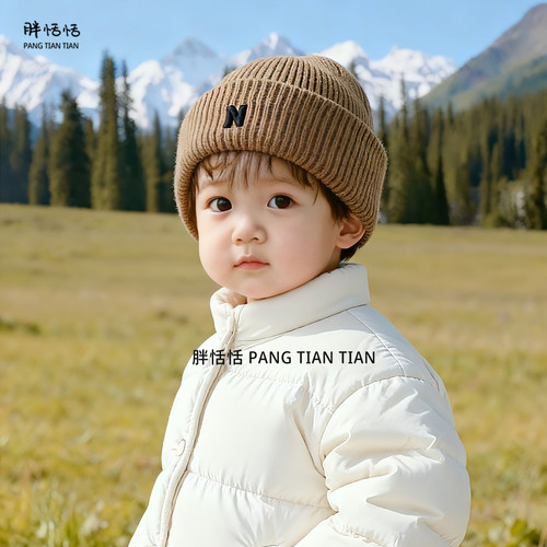 冬季韩版加厚宝宝保暖针织毛线帽
