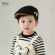刺绣字母贝雷帽遮阳小男孩宝宝薄款 时尚 鸭舌帽 韩版 儿童帽子春秋款