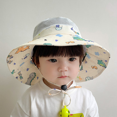 男女童夏季网款太阳帽遮阳防晒