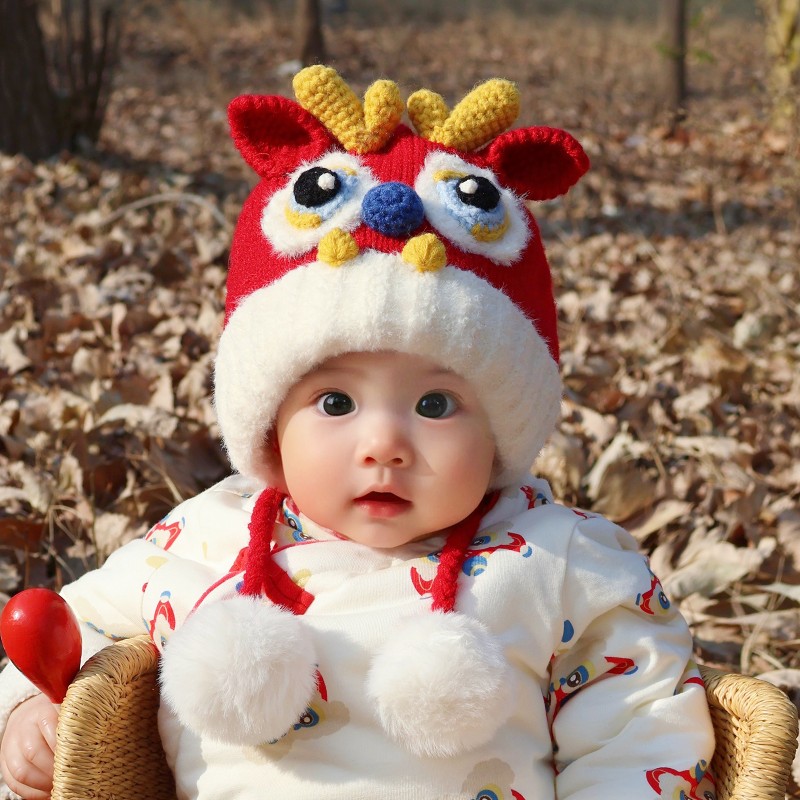 冬季龙年新年加厚保暖护耳帽