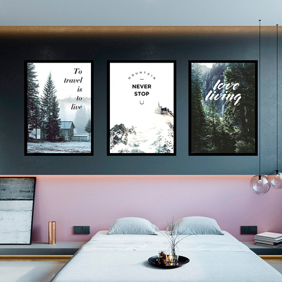 文艺ins风墙贴画房间自粘贴纸