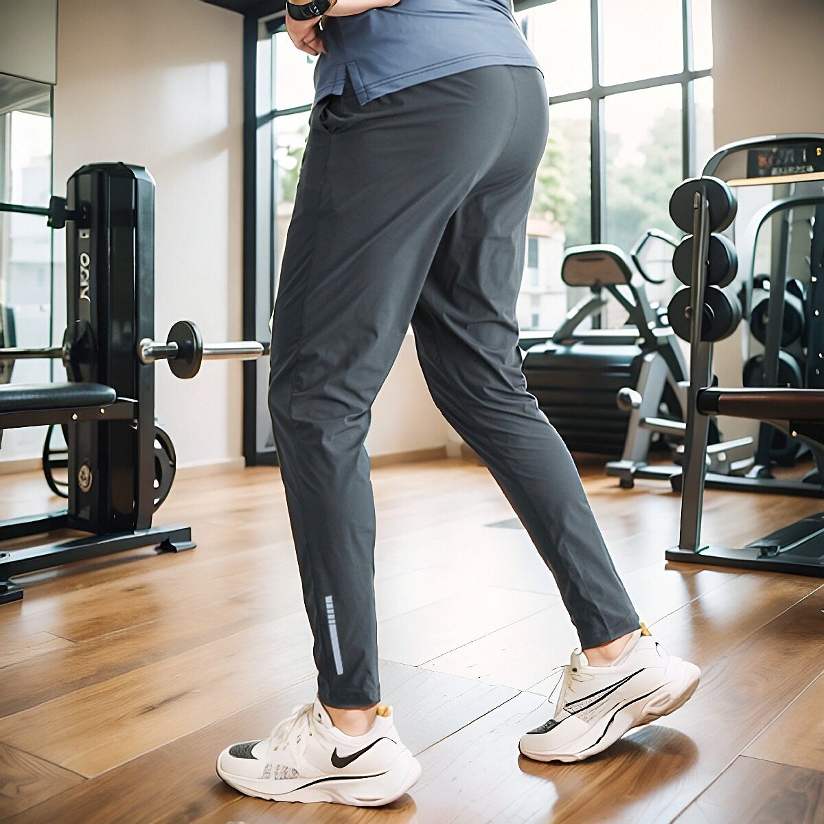 夏季冰丝运动深蹲健身长裤男弹力修身拉链口袋秋款速干休闲小脚裤,运动服/休闲服装,运动长裤,淘宝优惠券,粉丝福利购,淘宝优惠卷