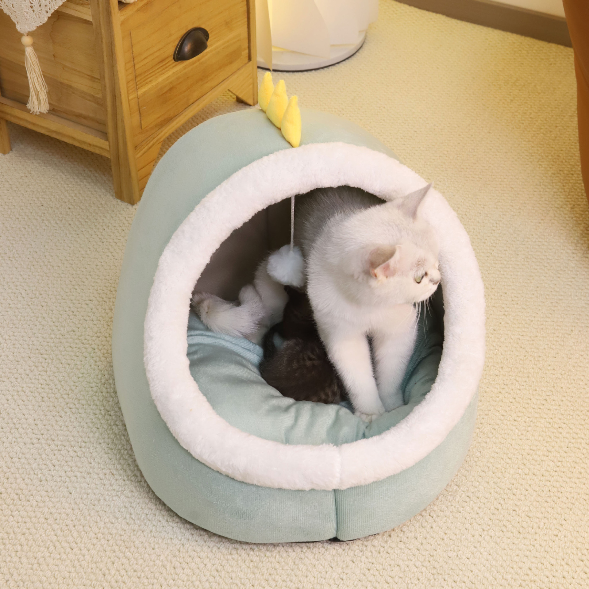 猫窝半封闭宠物窝猫屋猫床猫咪