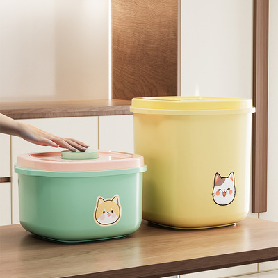 宠物储粮桶负压猫粮狗粮储存桶