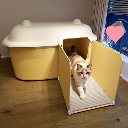 猫砂盆走廊式长通道超大号巨无霸