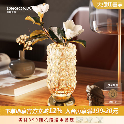 奥斯哥纳花瓶台灯轻奢氛围水晶灯